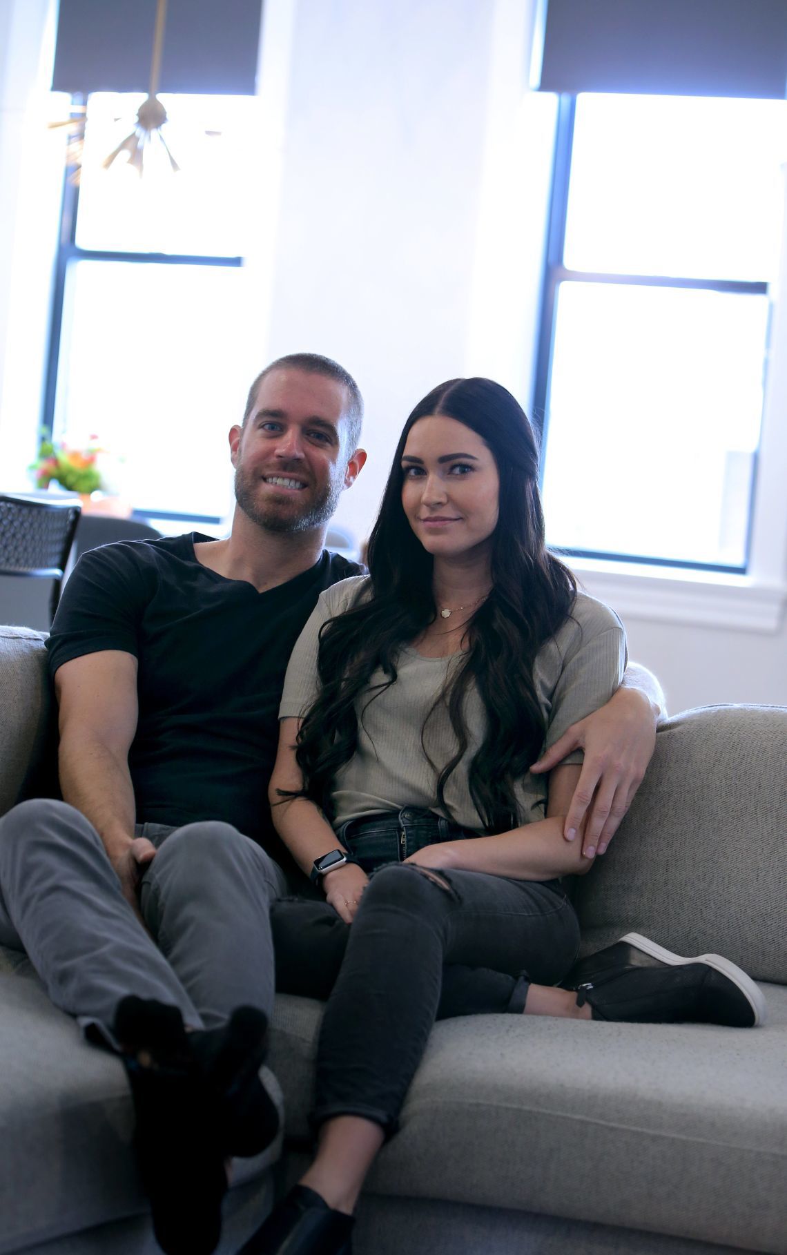 At home: Chancellor and Dempsey